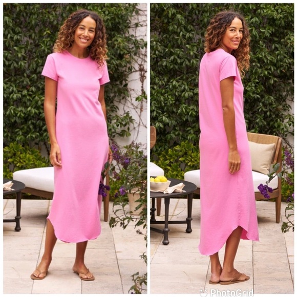 Frank & Eileen Dresses & Skirts - Frank & Eileen Harper Perfect Tee Madi Dress in Pink Lemonade SZ S VGUC